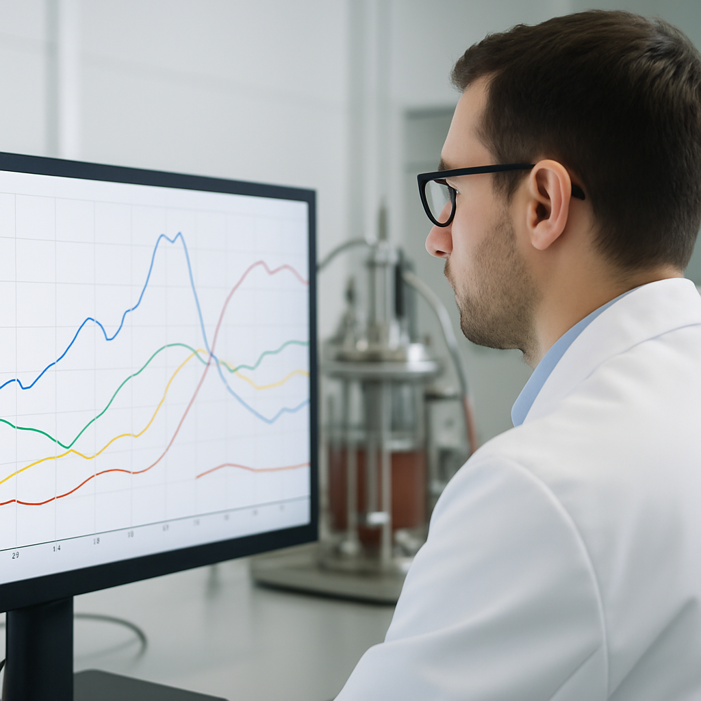 Real-time data monitoring improving biomanufacturing efficiency and scale-up